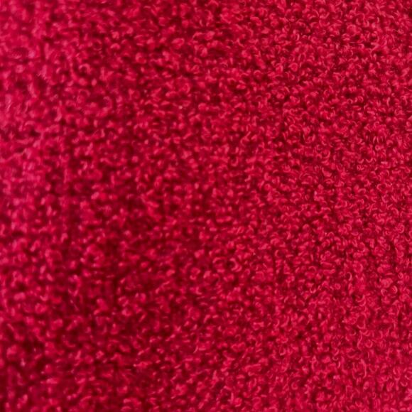 Cozy Soft Red Chenille Turtleneck Knit / Sweater Size L, Relaxed, Lounge, L - Picture 5 of 9